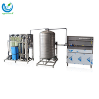 Ligne de production automatique d'eau minérale en bouteilles de 5 gallons, 5 barils, machine de remplissage d'emballages en plastique, pompe à moteur pour la production de boissons