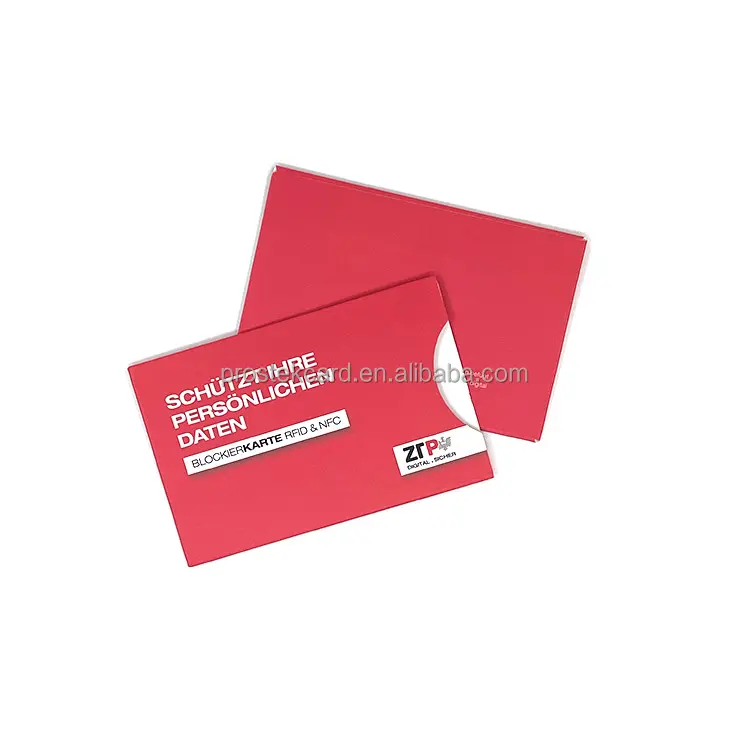 Capa/porta-cartões para cartão de hotel com impressão personalizada, envelope para cartão de membro em PVC, capa para cartão de presente de plástico