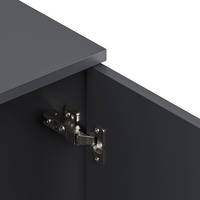 Juego de Muebles de Baño Blancos de Estilo Simple Personalizados de Housen, para Montar en la Pared, con Cajones, Puertas con Bisagras y Espejo