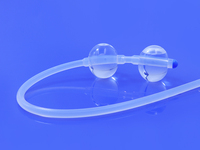 Ballon de dilatation double jetable en silicone souple pour la mûrissement cervical et la dilatation physique