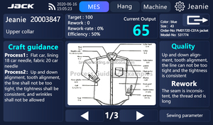 Thương hiệu mới Jack kỹ thuật số A10 + lockstitch Máy may với màn hình cảm ứng Bảng điều chỉnh - Product Image 6