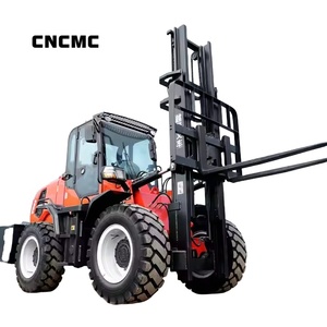 Sinomach <span class=keywords><strong>CPCY50</strong></span> 4x4 Carretilla elevadora todoterreno 76kw Diesel todoterreno 5 toneladas de capacidad de fábrica directa de CNCMC - Product Image 3