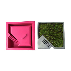 Moule <span class=keywords><strong>en</strong></span> silicone pour pot à bougie <span class=keywords><strong>en</strong></span> résine de béton rectangulaire à grain fin facile à utiliser <span class=keywords><strong>en</strong></span> 3D - Product Image 6