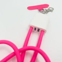 Câbles pour smartphone 60W, cordon tressé 4-en-1, câble de charge rapide USB pour cadeaux promotionnels