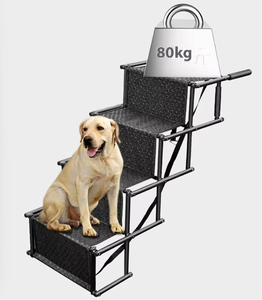 <span class=keywords><strong>Escalier</strong></span> multifonctionnel Portable <span class=keywords><strong>pour</strong></span> <span class=keywords><strong>chien</strong></span> transporteur <span class=keywords><strong>pour</strong></span> animaux de compagnie échelle d'escalade pliante facile à utiliser <span class=keywords><strong>pour</strong></span> le voyage en <span class=keywords><strong>voiture</strong></span> en matériau Oxford - Product Image 5