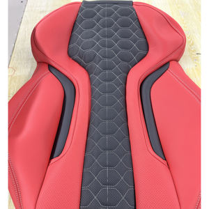 Fundas de Asiento de Coche de Cuero Nappa Rojo Personalizadas para <span class=keywords><strong>BMW</strong></span> M3, Reemplazo Completo para Asientos Delanteros - Product Image 6