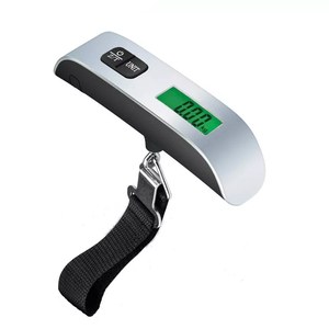 Stilvolle tragbare elektronische Hänge haken gepäck waage Neue Kapazität von 50kg/10g mit einer Genauigkeit von 0,1g, exaktes Gewichts messgerät für unterwegs - Product Image 1
