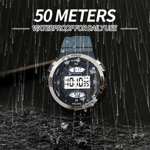 5atm Waterproof Custom Logo <strong>Teenager</strong> Wrist Sport <strong>Watches</strong> Calendars Date Week <strong>Watch</strong> for Men Alloy Shell Men Digital <strong>Watch</strong> - Product Image 4