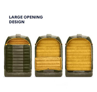 Sac de couchage double surdimensionné pour adulte, super léger, rembourré de duvet de canard, imperméable et coupe-vent en polyester – Vente chaude