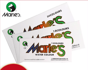 Set di vernice Gouache per principianti a 36 colori di Marie 12 colori Subpackaging lavabile dipinto a mano con Graffiti materiali artistici pennello - Product Image 2
