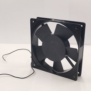 Ventilateur de refroidissement AC 4 pouces à faible <span class=keywords><strong>bruit</strong></span> et haut débit d'air (CFM) 12025 avec roulement à billes, 220V pour aquarium, alimentation électrique - Fournisseur d'usine - Product Image 6