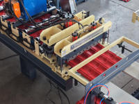 Machine de formage de tuiles vernissées 828 avec empileur automatique, ligne de production complète à haute efficacité