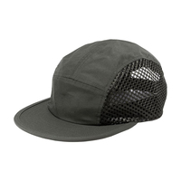 OEM impermeable cinco 5 paneles 5 paneles sombrero Snapback correr ciclismo gorra sin estructura, personalizado campamento Camping Camper Nylon malla gorra sombrero