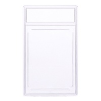 Protège-cartes rigide en plastique transparent de type ultrasonique pour cartes à collectionner, 35pt, durable, sans fermeture, pour cartes Pokémon
