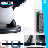 Service de développement de moules personnalisés pour présentoir de casque VR robot en ABS+PC, idéal pour les cadeaux de gamer et les décorations de bureau
