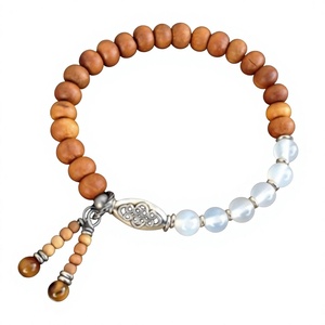 Tasbih Islámico de Piedras Naturales Bohemias, Diseño Hecho a Mano con Cuentas Coloridas en Forma de Bola, Joyería Unisex de Moda, Regalos de Boda - Product Image 2