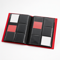 Porte-cartes de visite et photos à 9 pochettes, classeur latéral en polypropylène (PP) avec logo sérigraphié, style tendance