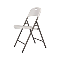 Chaises pliantes en plastique blanc empilables pour événements, mariages, banquets, villas et jardins – Vente en gros