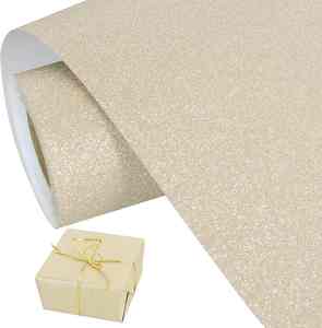 กระดาษห่อของขวัญแบบใช้แล้วทิ้งเคลือบซิลิโคนแบบกำหนดเอง พร้อมกลิตเตอร์และประกายวิบวับ ขนาด 30 ตารางฟุต - Product Image 2