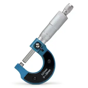 0-25mm 0.01mm strumenti di misurazione di alta precisione al di fuori del micrometro industriale pinza a vite esterna - Product Image 1
