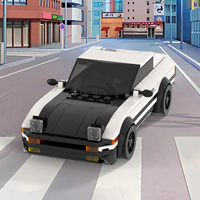 Voitures de ville MOC, collection de voitures RC, modèle de voiture en plastique, ensembles de blocs de construction, cadeau pour enfants, jouets MOC4240