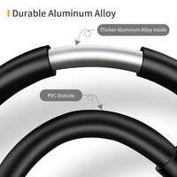 SAIJI Fabrication OEM support mobile réglable flexible pour lit bras long support de caméra de téléphone en aluminium