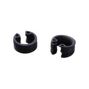 Anneau de retenue interne de type C Ting Sheng GB893 en acier au carbone métrique, oxydé noir, pour trou - Product Image 4
