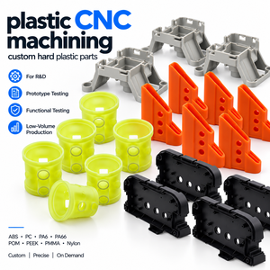 Services de tournage et d'usinage CNC de précision sur mesure pour pièces en plastique (POM, ABS, Nylon, Delrin, HDPE, Polycarbonate, PTFE, PP, PEEK) - Product Image 1