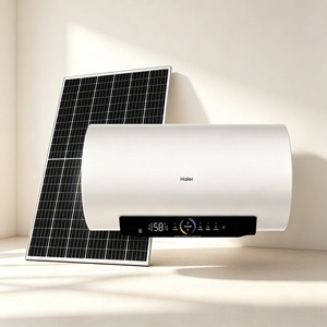 Chauffe-eau hybride solaire photovoltaïque à haute efficacité Haier pour usage extérieur et garage, économie d'énergie, durable - Product Image 1