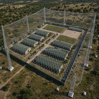 Filet anti-drone en treillis métallique en acier inoxydable, résistant à la corrosion, barrière de sécurité, fourni par l'usine