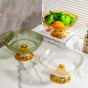 ถาดผลไม้ ห้องนั่งเล่น โต๊ะกาแฟ ของใช้ในบ้าน ปี <span class=keywords><strong>2023</strong></span> รุ่นใหม่ หรูหรา ระดับไฮเอนด์ ขนมขบเคี้ยว ถาดคริสตัล - Product Image 3