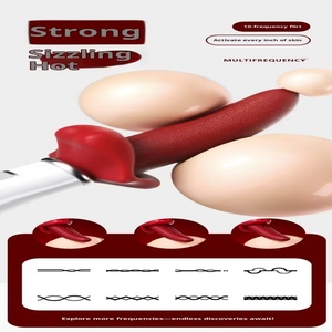 Juguetes Sexuales Vibradores con Forma de Lengua de Silicona Suave Realista para Estimulación del Punto G y Clítoris para Mujeres - Product Image 6