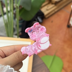 Nueva Pinza <span class=keywords><strong>de</strong></span> Pelo Acrílica con Diseño <span class=keywords><strong>de</strong></span> Caracol, <span class=keywords><strong>Oruga</strong></span> y Bicho <span class=keywords><strong>de</strong></span> <span class=keywords><strong>Seda</strong></span>, Accesorios <span class=keywords><strong>de</strong></span> Animales para Mujeres, Uso Diario - Product Image 6