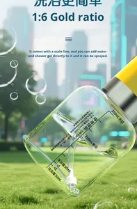 Electric Plastic Silicone Pet Shampoo Foam Maker Machine Rechargeable Cute Mushroom Bubble <strong>Blaster</strong> for <strong>Dogs</strong> Cats Fast Lather - Product Image 2