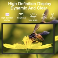 Alihh Pantalla IPS Señalización digital y pantallas Publicidad CMS 15,6 18,5 22 ''Equipo de publicidad interior Monitor Retroiluminación LED