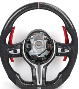 Volant <span class=keywords><strong>sport</strong></span> rouge rayé de haute qualité pour <span class=keywords><strong>BMW</strong></span> F10 F30 F20 F31 F36 M3 M5 M6 F15 F22 Accessoires de voiture - Product Image 5