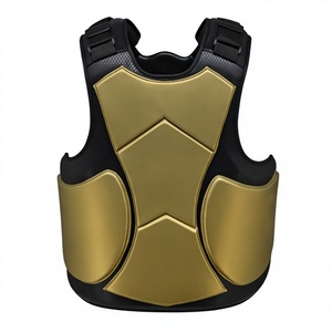 Protège-corps en cuir PU respirant pour entraînement de Muay Thai, boxe et kickboxing, avec options de logo personnalisé et de taille - Product Image 1