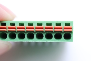 מוצרים חמים ירוק פלסטיק מארז עם <span class=keywords><strong>3.5Mm</strong></span> המגרש ללא בורג נשי מסוף בלוק מחבר שווה ערך קשר מסוף - Product Image 6