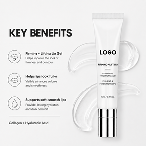 Sérum repulpant pour les lèvres à l'acide hyaluronique OEM/ODM, avec applicateur métallique intégré, pour des lèvres plus pulpeuses, plus fermes, hydratées en profondeur, adoucies et lissées, atténuant les ridules. - Product Image 4