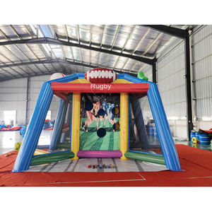 Juegos Inflables 6 en 1 para Parques de Diversiones Interiores y Exteriores, Juegos de Lanzamiento de Hacha, Baloncesto, Fútbol y Tiro - Product Image 3