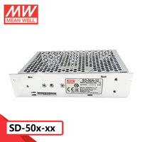 Convertisseur DC-DC à sortie unique Mean Well SD-50 50W d'origine, alimentation électrique, sortie 5V/12V/24V