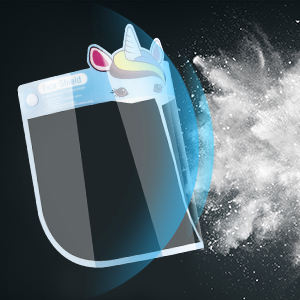 Lot de 10 écrans faciaux de sécurité pour enfants, <span class=keywords><strong>masque</strong></span> facial Transparent Anti-buée <span class=keywords><strong>avec</strong></span> <span class=keywords><strong>visière</strong></span> <span class=keywords><strong>transparente</strong></span>, Protection du visage et des yeux - Product Image 5