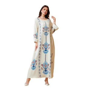 ZD040 Vestito a Tunica Stampato da Donna con Diamanti - Product Image 5