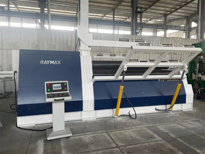 Máquina de laminación automática RAYMAX, dobladora de placas <span class=keywords><strong>CNC</strong></span>, máquina de laminación hidráulica de 4 rodillos - Product Image 5