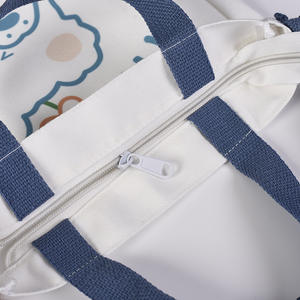 Nouveau style de sac à bandoulière écologique personnalisé en toile biologique unie sac fourre-tout pour étudiant - Product Image 2