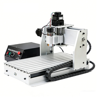 Machine de gravure CNC 2 en 1 3040 avec changeur d'outils rotatif pour travaux d'art métallique DIY