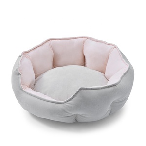 럭셔리 새로운 정형 외과 부드러운 보풀 플러시 메모리 폼 애완 동물 침대 빨 개 침대 미끄럼 방지 애완 동물 소파 - Product Image 6