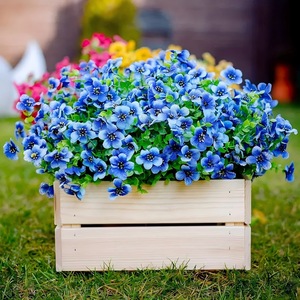 Fleurs artificielles en soie écologiques très vendues pour la décoration intérieure et extérieure, idéales pour la fête des Mères - Product Image 1