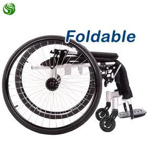 Juyi-silla de ruedas portátil de peso ligero, venta al por mayor, precio al por mayor