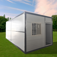 Casa Contenedor Plegable de Montaje Rápido Directo de Fábrica, Ducha, Oficina, Edificio, Apartamento, Alojamiento, Resistente al Viento
